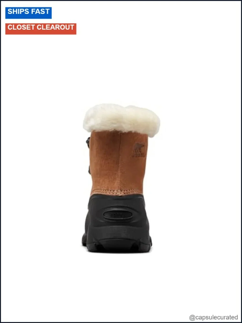 Waterproof Suede Lace-Up Winter Snow Boots with Faux Fur Cuff